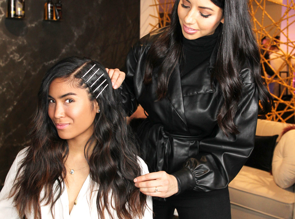 Tresemme Hair Tutorial, Spring Studios, 2019 NYFW, round 2, Step 4